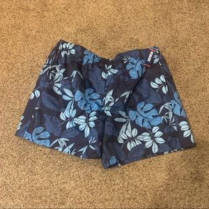 Men's Swim Trunks Hawaiian Black 2XL New
